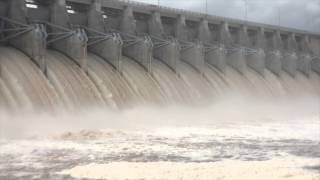 Keystone Dam near Tulsa OK on May 31 2015 [upl. by Aikar]