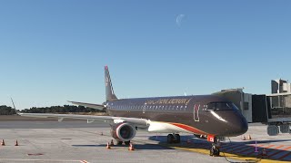 MSFS  Brand New Royal Jordanian E195E2 to Rome  FSS E195  POSCON [upl. by Horlacher]