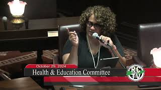 Health amp Education Committee  October 29 2024 [upl. by Standing]