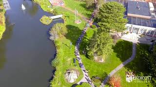 Drone Aerial of Endicott College Campus [upl. by Devona]