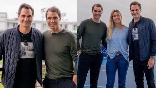 Nadal Hosted Federer in His Home and Met Him with His Family Showing that They are True Friends [upl. by Ellon]