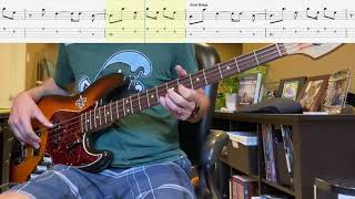 Mi Tierra by Gloria Estefan Isolated Bass Cover with Tab [upl. by Rotman]