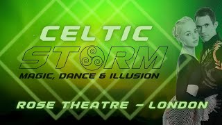 Illusionists amp Magicians Celtic Storm Illusion perform in London at the Rose Theatre 2014 [upl. by Merwin]