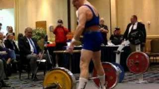 Joe Stockinger 205kg WR Deadlift [upl. by Maillliw99]