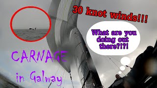 Carnage in Galway Bay  Extreme F18 Sailing at the Irish Multihull Open Championship [upl. by Wolfe]