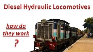 How Diesel Hydraulic locomotives work [upl. by Biegel]