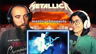 Metallica  Master Of Puppets REACTION with my wife [upl. by Brig]