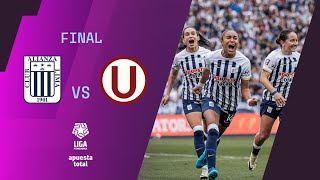 Final Femenina 2024 Alianza Lima 31 Universitario resumen EXTENDIDO del partido  30082024 [upl. by Goldenberg]