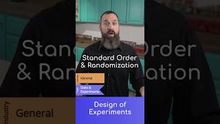 DOE Basics Standard Order amp Randomization experimentaldesign [upl. by Amzaj635]