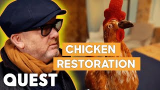 Restoring A Walking And EggLaying Chicken  Salvage Hunters The Restorers [upl. by Irahcaz]