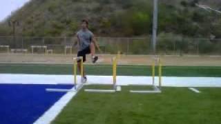 Lateral hurdle drills dynamic warmup hips [upl. by Haily]