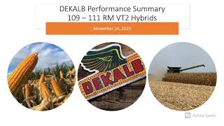 2020 DEKALB Performance Summary 109111 RM VT2 Hybrids [upl. by Persis]