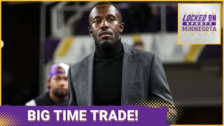 REACTION to Minnesota Vikings TRADE UP to Acquire Another FirstRound Pick  Locked On Sports MN [upl. by Redwine]