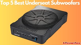 TOP 5 BEST UNDERSEAT SUBWOOFERS 2023 Experience Deep Bass on the Go [upl. by Bean153]