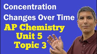 Concentration Changes Over Time  AP Chem Unit 5 Topic 3 [upl. by Ger837]