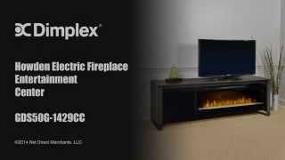 The Howden Weathered Espresso Electric Fireplace Entertainment Center [upl. by Jecon182]