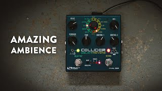 Source Audio Collider Stereo DelayReverb Pedal Demo [upl. by Sacrod]