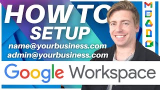 How To Set Up Google Workspace Business Emails  Google Workspace Tutorial [upl. by Homere]