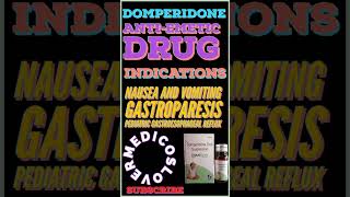 DOMPERIDONE  ANTIEMETIC DRUG [upl. by Keeley]