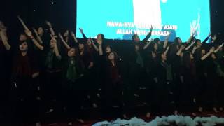 Christmas Choir NDC BW2 quotYesus Telah Lahirquot [upl. by Sivek]