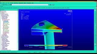 3D Pretensioned Bolt Analysis of a Flanged Joints with Mechanical APDL [upl. by Kelson749]