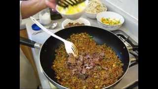 HOW TO MAKE BEEF FRIED RICE  Authentic Chinese Style  Quick amp Easy Recipe [upl. by Ainex]