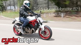 Ducati Monster 821 test [upl. by Binny]