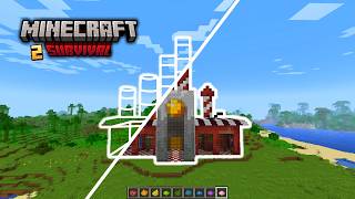 I Built a Firework Factory In Survival Minecraft [upl. by Animlehliw210]