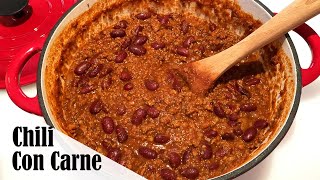 Homemade Chili Con Carne Recipe [upl. by Kloman]