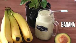 HEALTHY AVOCADO SMOOTHIE  GREEK YOGURT SMOOTHIE [upl. by Airal101]