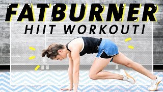 Ganzkörper HIIT Workout  Effektiv Fett verbrennen  15 Minuten ohne Geräte [upl. by Ayita]