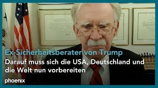 ExTrumpBerater John Bolton über den künftigen USPräsidenten und die Folgen seiner Wahl [upl. by Esile105]