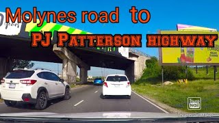 Molynes road to PJ Patterson highway NO COMMENTARY [upl. by Clair]