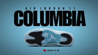 COLUMBIA 2024 Air Jordan 11 Retro DETAILED LOOK AND RELEASE INFORMATION [upl. by Samanthia552]