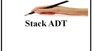 Stack ADT [upl. by Ingar]