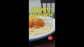 Simple Spaghetti Bolognese Recipe [upl. by Salamone]