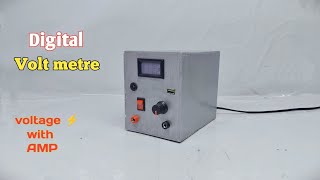 Digital Volt Metre Making🔥🔥 multimeter makingdisplay voltmeter connection kaise kare multimeter [upl. by Nnylsor758]