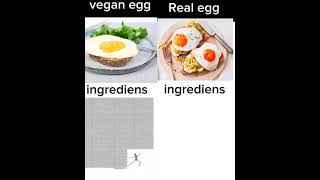 Vegan egg vs real egg memes [upl. by Einavoj223]