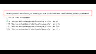 What requirements are necessary for a normal probability [upl. by Adaven10]