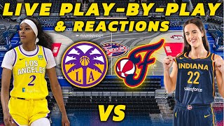 Los Angeles Sparks vs Indiana Fever  Live PlayByPlay amp Reactions [upl. by Kirk]