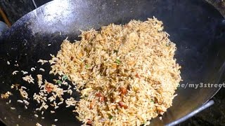 Chicken Fried Rice Near Korum Mall  MUMBAI STREET FOOD  4K VIDEO street food [upl. by Nahsyar]