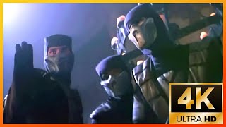 Kung Lao vs 3 Lin Kuei Ninjas  Mortal Kombat Conquest 1998  REMASTERED UHD 4K60FPS [upl. by Areis]