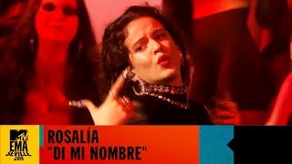 Rosalia 🎶 Di Mi Nombre Live EMA Performance  MTV [upl. by Fawne]