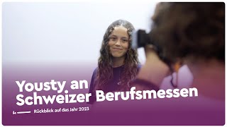 Yousty an den Schweizer Berufsmessen 2023 [upl. by Osbert]