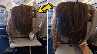 Arrogant Girl Has Hair Draping Over Seat  Then The Person Behind Her Makes Her Regret [upl. by Fuchs]