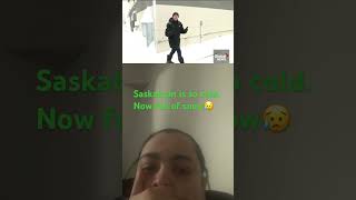 News of SK canada cold saskatoon Awful weatherreelsvideo winter snow news snowstorm m [upl. by Aduh]