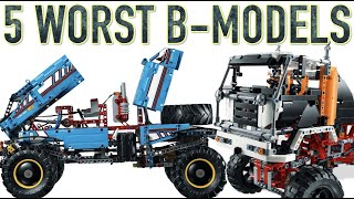 5 Worst lego Technic BModels [upl. by Phippen]