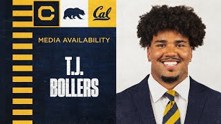 Cal Football TJ Bollers Media Availability 932024 [upl. by Akit]