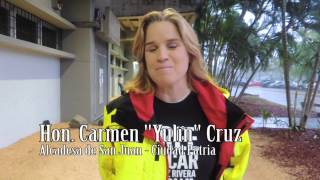 Hon Carmen Yulin Cruz Alcaldesa de San Juan Ciudad Patria [upl. by Yraek]