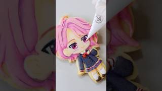 【ダンダダン】アイラを食べられるアイシングクッキーにしてみた！ DANDADAN Aira cookie decorating 胆大党 단다단 [upl. by Ichabod]